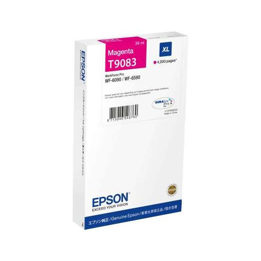 Epson T9083 Magenta Cartucho de Tinta Original - C13T908340