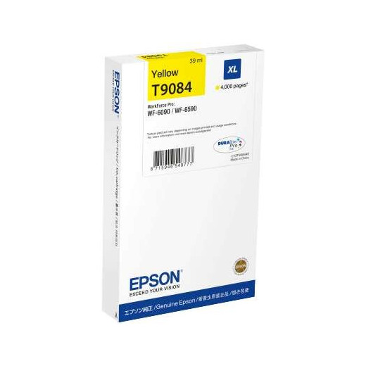 Epson T9084 Amarillo Cartucho de Tinta Original - C13T908440