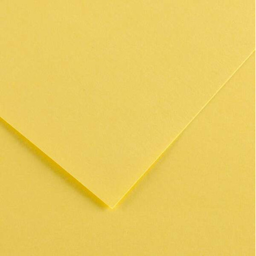 Canson Guarro Pack de 25 Cartulinas Iris de 185g - 50x65cm - Color Amarillo Limon