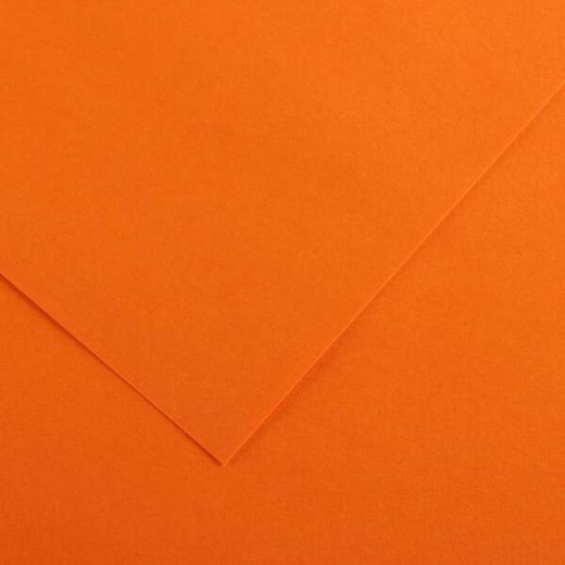 Canson Guarro Pack de 25 Cartulinas Iris de 185g - 50x65cm - Color Naranja