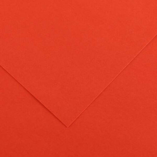 Canson Guarro Pack de 25 Cartulinas Iris de 185g - 50x65cm - Color Tomate