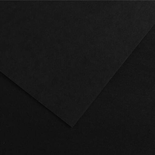 Canson Guarro Pack de 25 Cartulinas Iris de 185g - 50x65cm - Color Negro