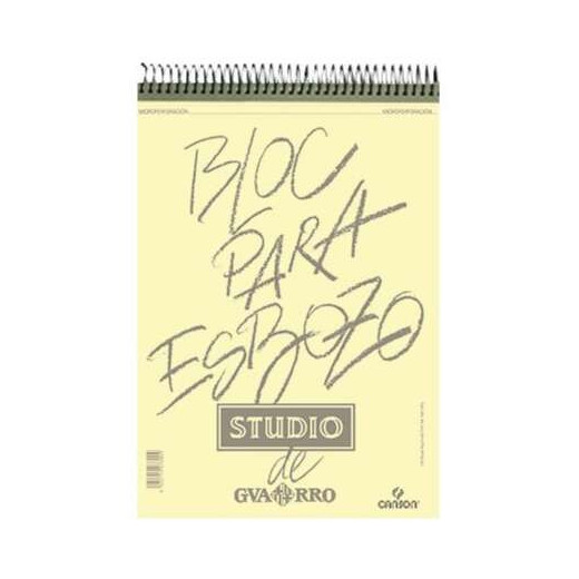 Canson Bloc de Dibujo para Esbozo de 100 Hojas A4 - 21x29.7cm - 90g - Color Blanco