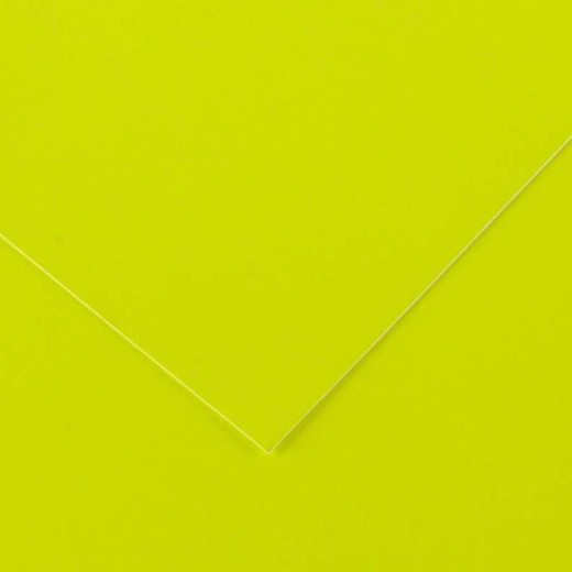 Canson Guarro Pack de 25 Cartulinas Iris de 185g - 50x65cm - Color Amarillo Fluo