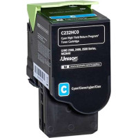 Lexmark C2325/C2425/C2535/MC2325/MC2425/MC2535/MC2640 Cyan Cartucho de Toner Original - C232HC0