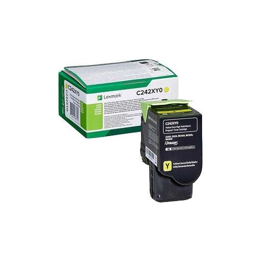 Lexmark C2425/C2535/MC2425/MC2535/MC2640 Amarillo Cartucho de Toner Original - C242XY0