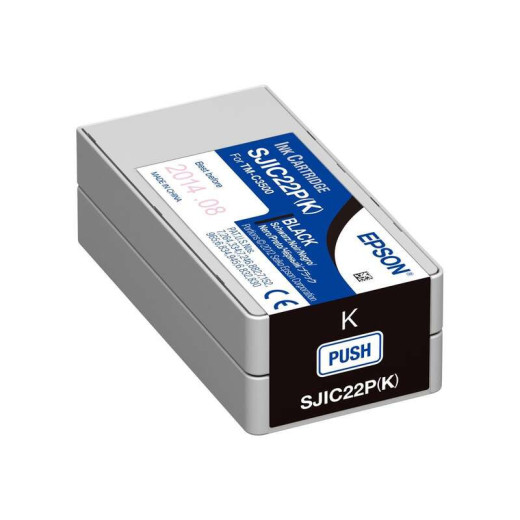 Epson SJIC22P Negro Cartucho de Tinta Original - C33S020601/SJIC22P(K)