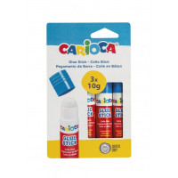 Carioca Pack de 3 Pegamentos de Barra - Ideal para Casa