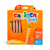 Carioca Baby 1+ 3In1 Pack de 10 Lapices - Lapiz