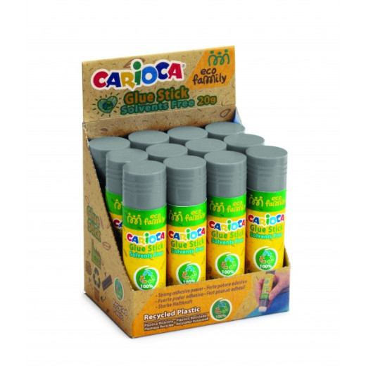 Carioca Eco Family Pack de 2 Pegamentos de Barra - Ideal para Casa