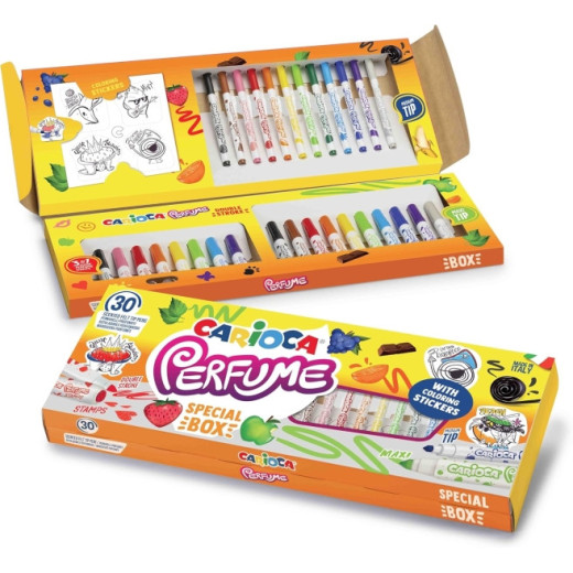 Carioca Perfume Pack de 30 Rotuladores Perfumados - 12 Punta Media