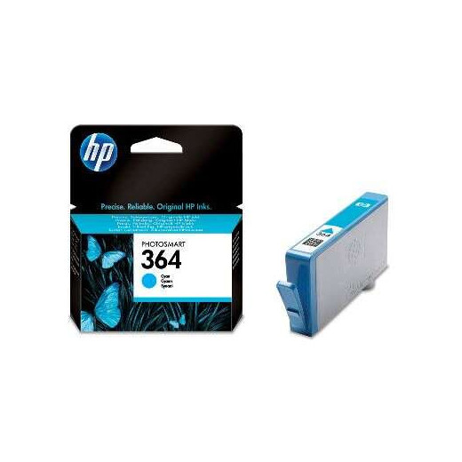 HP 364 Cyan Cartucho de Tinta Original - CB318EE