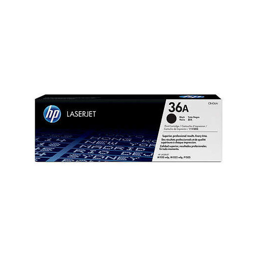 HP CB436A Negro Cartucho de Toner Original - 36A