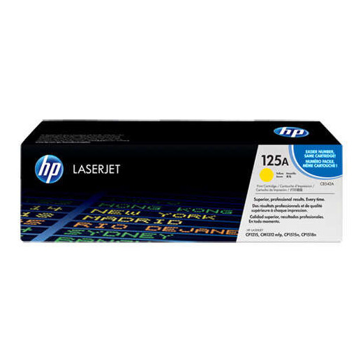 HP CB542A Amarillo Cartucho de Toner Original - 125A