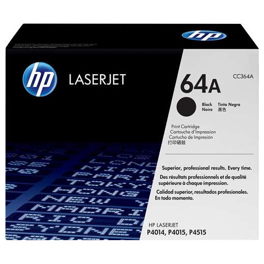 HP CC364A Negro Cartucho de Toner Original - 64A