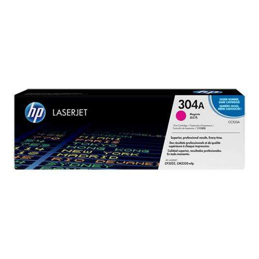 HP CC533A Magenta Cartucho de Toner Original - 304A