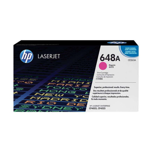 HP CE263A Magenta Cartucho de Toner Original - 648A