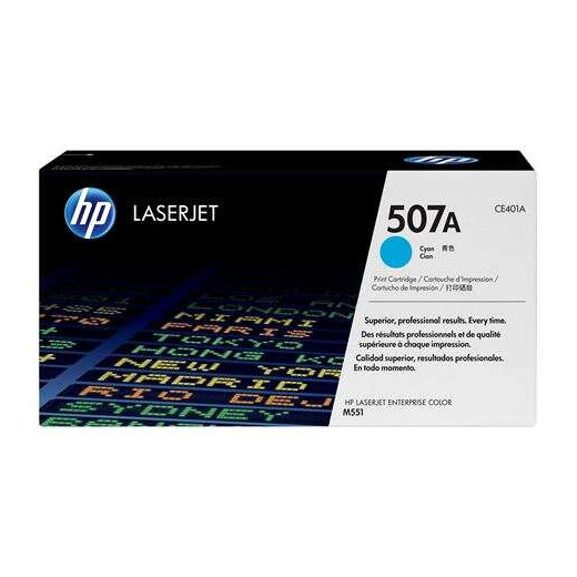 HP CE401A Cyan Cartucho de Toner Original - 507A