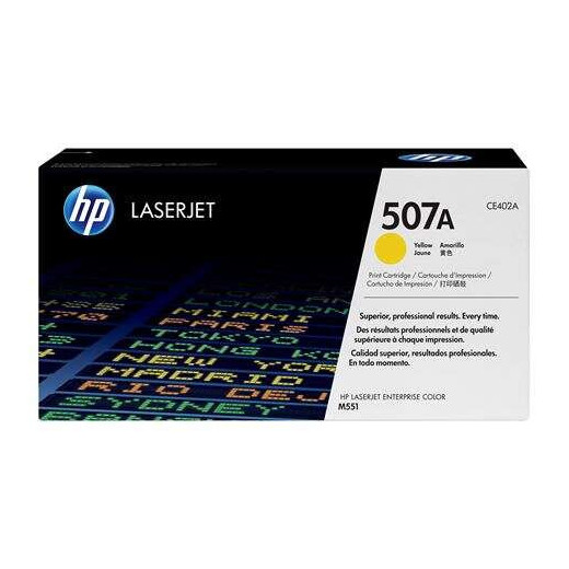 HP CE402A Amarillo Cartucho de Toner Original - 507A