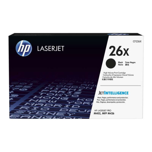 HP CF226X Negro Cartucho de Toner Original - 26X