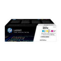 HP CF401X/CF402X/CF403X Pack de 3 Cartuchos de Toner Originales - 201X