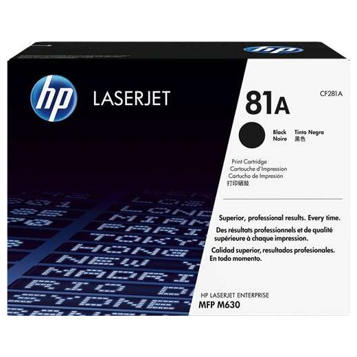 HP CF281A Negro Cartucho de Toner Original - 81A