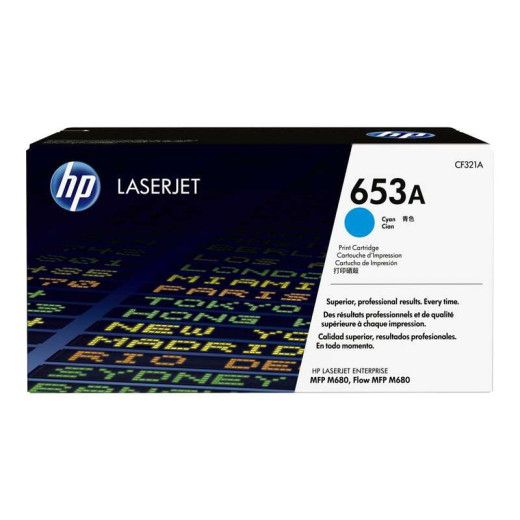 HP CF321A Cyan Cartucho de Toner Original - 653A