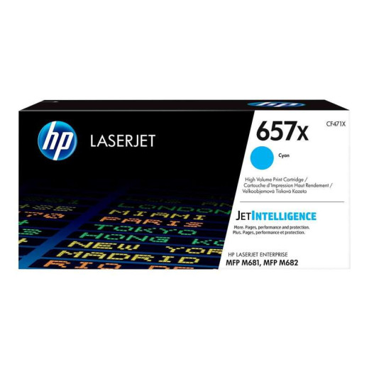 HP CF471X Cyan Cartucho de Toner Original - 657X