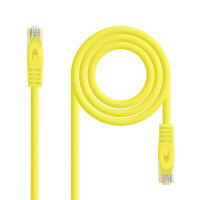 Nanocable Cable Red Latiguillo LSZH Cat.6A UTP AWG24 25cm - Color Amarillo