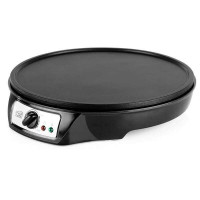 Orbegozo Crepera CM 2360 Maquina para Crepes Versatil y Facil de Usar - Superficie Antiadherente - Temperatura Ajustable - Luces Indicadoras - Pies Antideslizantes y Accesorios Incluidos