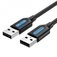 Vention Cable USB 2.0 Macho a USB Macho - 1m - Color Negro