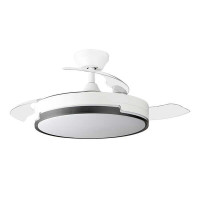 Orbegozo CP 134105 Ventilador de Techo Elegance Eficiente y Silencioso - Aspas Retractiles - Motor DC - Luz LED - Mando a Distancia - Sistema Reversible - Temporizador Programable