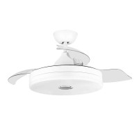 Orbegozo CPB 123105 Ventilador de Techo con Altavoz Bluetooth - Potente y Silencioso - Luz LED - Funcion Reversible - Mando a Distancia - Estilo Moderno