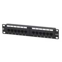 Cromad Patch Panel 12 Puertos Cat 6 1U UTP 10"