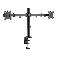 Cromad Soporte de Mesa con Brazos Articulados para 2 Monitores de 13"-32" - Giratorio