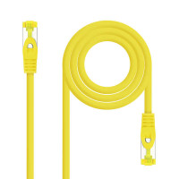 Nanocable Cable de Red Latiguillo RJ45 LSZH Cat.6a SFTP AWG26 1m - Color Amarillo