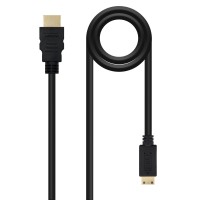 Nanocable Cable HDMI v1.3 Macho a Mini HDMI Macho 1m - Color Negro