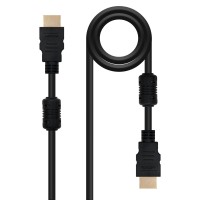 Nanocable Cable HDMI v1.4 con Ferrita Macho a HDMI v1.4 con Ferrita Macho 3m - Alta Velocidad - Color Negro