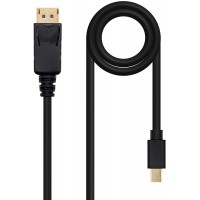 Nanocable Cable Mini DP Macho a DisplayPort Macho 3m - Color Negro