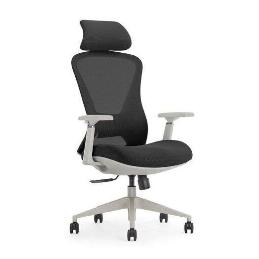 Cromad Gama Senior SE4000 Silla de Oficina - Piston de Gas de Grado 4 - Soportes Lumbar y Cervical Ajustables - Respaldo de Malla - Reposabrazos Ajustables 3D y Acolchados