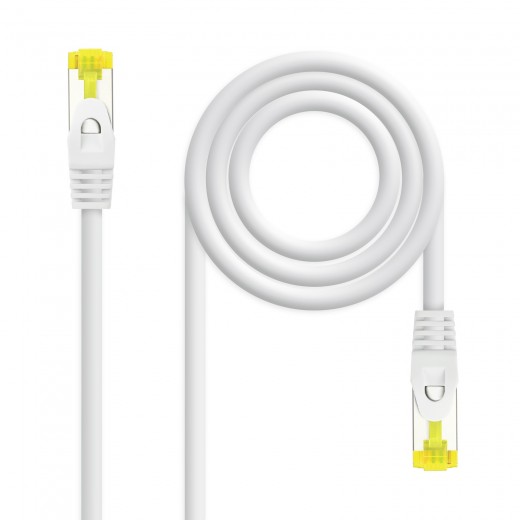 Nanocable Cable de Red Latiguillo RJ45 LSZH Cat.6a SFTP AWG26 2m - Color Blanco