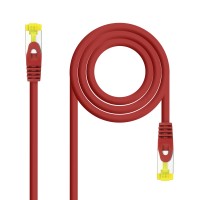 Nanocable Cable de Red Latiguillo RJ45 LSZH Cat.6a SFTP AWG26 3m - Color Rojo