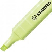 Stabilo Swing Cool Pastel Marcador Fluorescente - Cuerpo Plano - Punta Biselada - Trazo entre 1 y 4mm - Tinta con Base de Agua