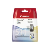 Canon CL511 Color Cartucho de Tinta Original - 2972B010 (Blister con alarma)