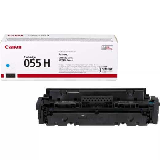 Canon 055H Cyan Cartucho de Toner Original - 3019C002