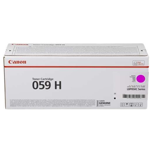 Canon 059H Magenta Cartucho de Toner Original - 3625C001