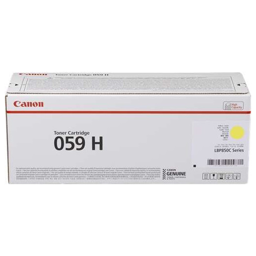 Canon 059H Amarillo Cartucho de Toner Original - 3624C001