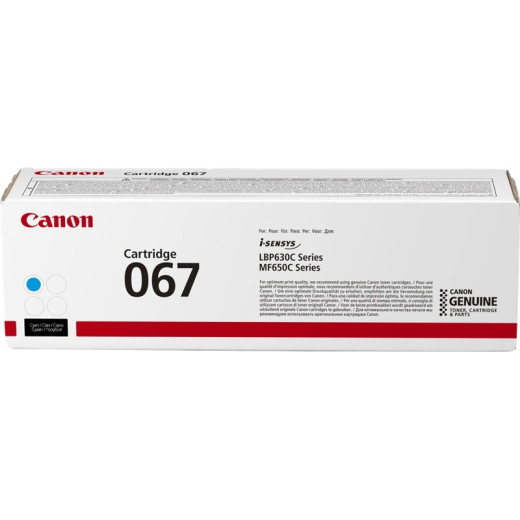 Canon 067 Cyan Cartucho de Toner Original - 5101C002