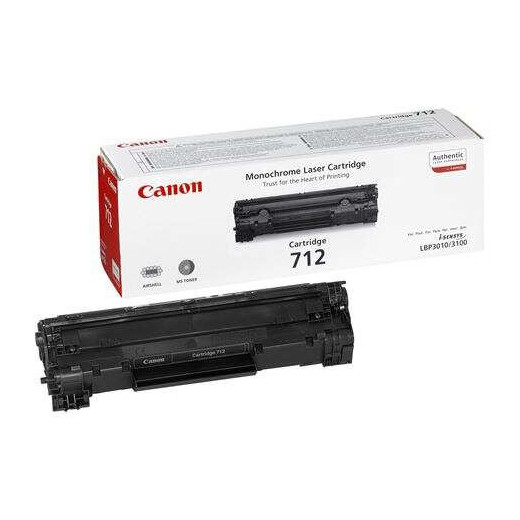 Canon 712 Negro Cartucho de Toner Original - 1870B002