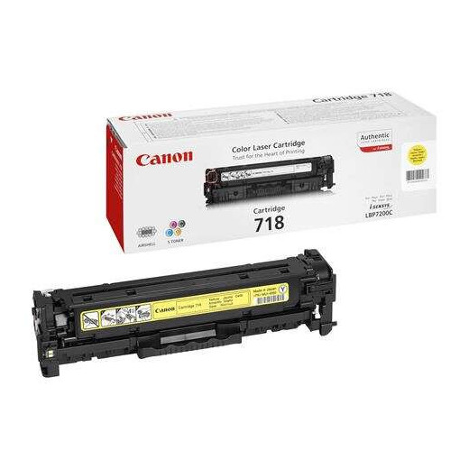 Canon 718 Amarillo Cartucho de Toner Original - 2659B002